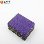 Shockproof Playground Rubber Floor Tiles Wear Resistant Practical