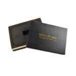 Square Shaped 25mm Height Pant Shirt Packing Box Artificial Leather