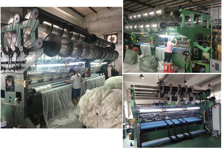 High Speed Knotless Fishnet Manufacturing Machines , Cotton Bag Making Machine