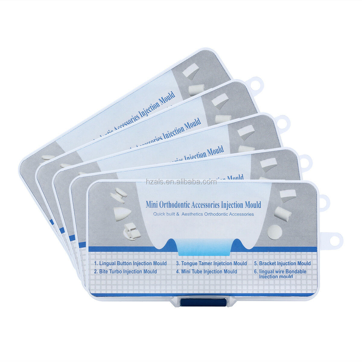 Hot Dental Mini Bracket Lingual Button/wire Accessories Mould Kit Set A Grade Orthodontic Moulds