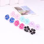 2018 Fashion American style lady party Heart ShapeEarringsSilver Many Colors