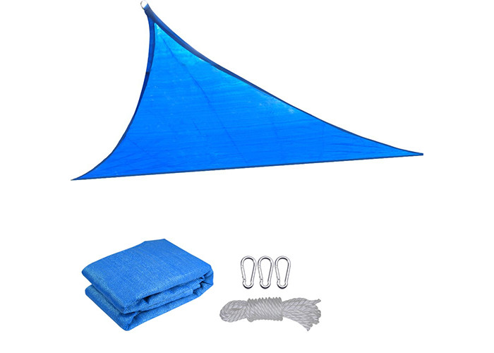 Moisture Resistant Garden Wind Screen Triangular Sun Shade Canopy