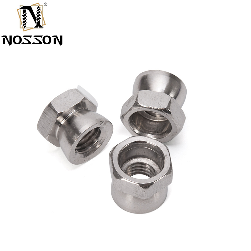ISO Standard M6 M8 M10 Steel Security Shear Nut Stainless Steel 304 316 Break Away Nut Anti Theft Nut Finish ZINC PLATED