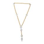 Customized Sublimation Rosary Beads Necklace Sublimation Jewellery Blanks