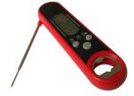 Instant Read Digital Barbecue Thermometer With Bottle Opener 3V Button Battery