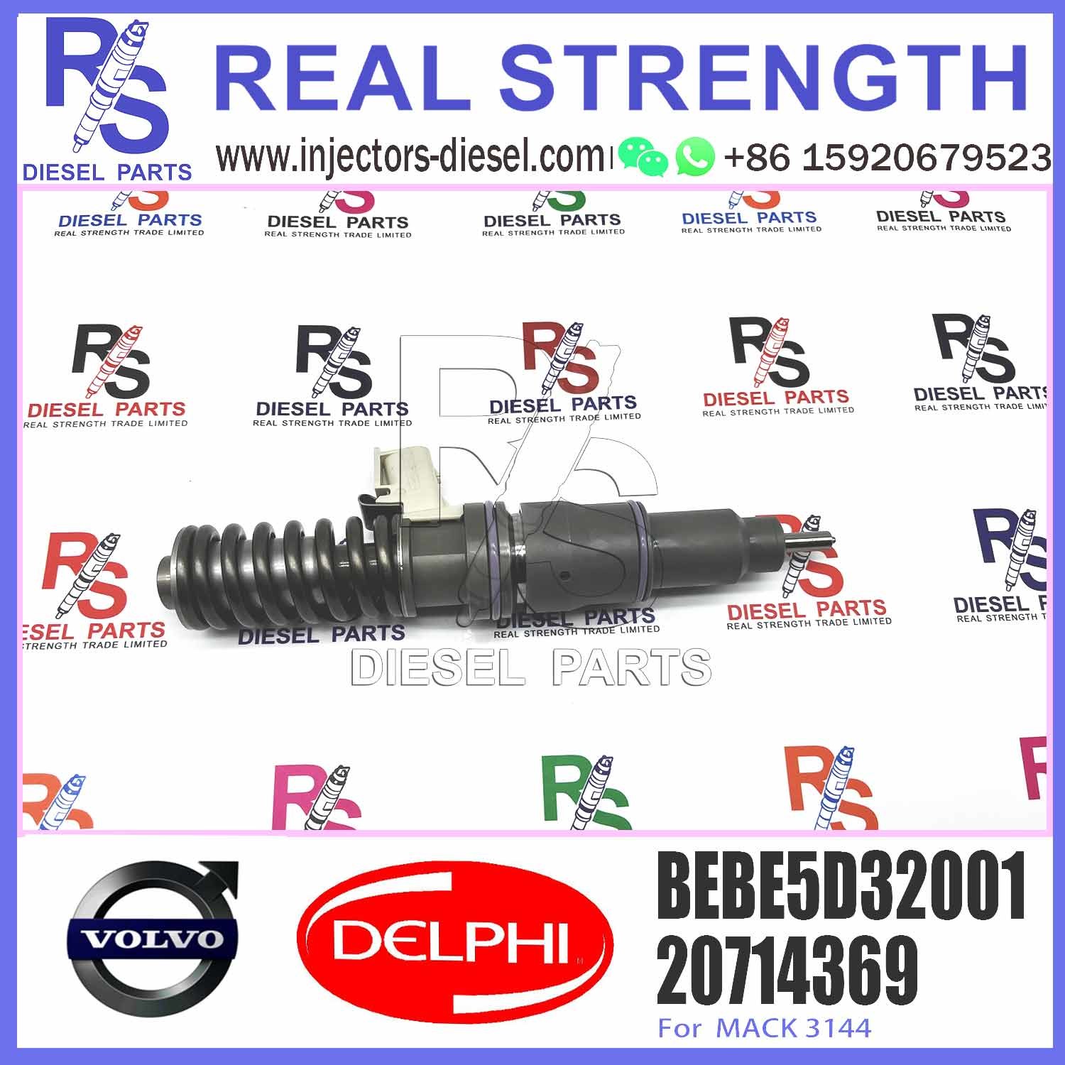 High Performance Diesel Engine Parts 21244720 Electronic Unit Common Rail Fuel Injector BEBE5D32001 For Diesel Engine
