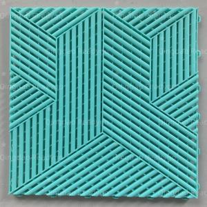 Quality 25PCS Grooved Plastic Garage Floor Tile Interlocking Vinyl Floor Tiles Garage wholesale