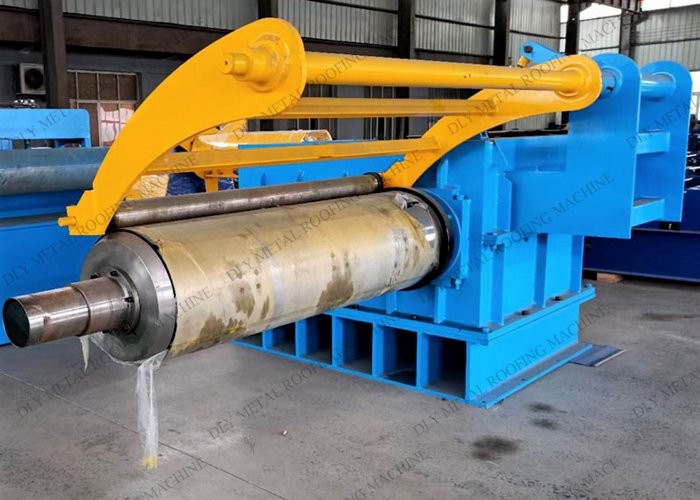 15T Decoiler Machine Hydraulic 1250mm Sheet Metal Decoiler With Four Arms