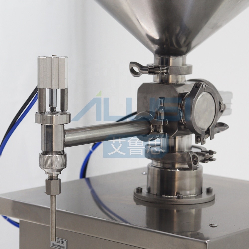 Pneumatic Piston Type Viscous Liquid Filling Machine Peanut Butter Ointment Cream Honey Jar Filling Machine