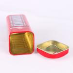Metal Tinplate Material Square Tin Money Box Recyclable LFGB Certification