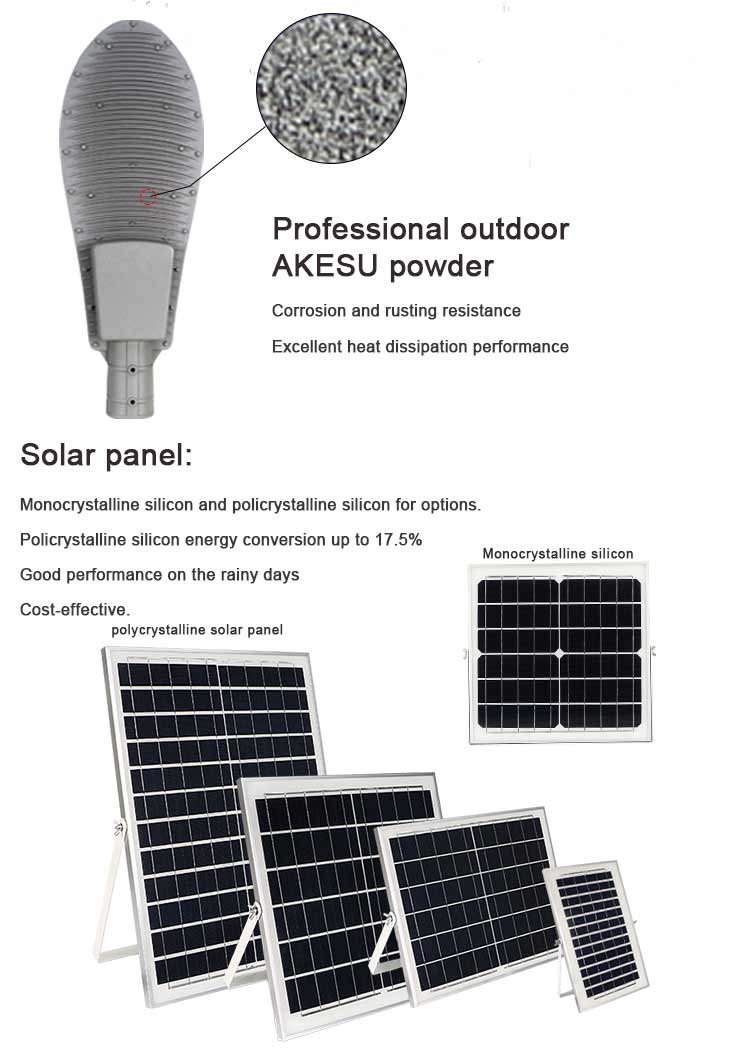 OEM ODM DC Photocell 150watt Solar Street Light