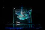 Front / Rear Transparent Hologram Show Screen Projection Screen Holoflex 30m