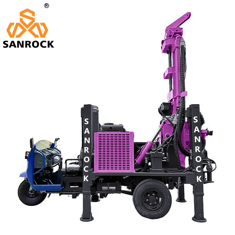 13T Lifting Force Rotary Drilling Rig Portable Hydraulic Water Well Drill Machine