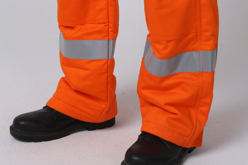 EN11416 Flame Retardant Workwear Winter Waterproof Bibs For Men