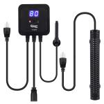 Thermostat Controller Thermometer Quartz Aquarium Heater For 60gal Tank