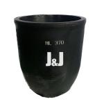 Round Silicon Carbide Graphite Crucible For Melting Aluminum Oxidation