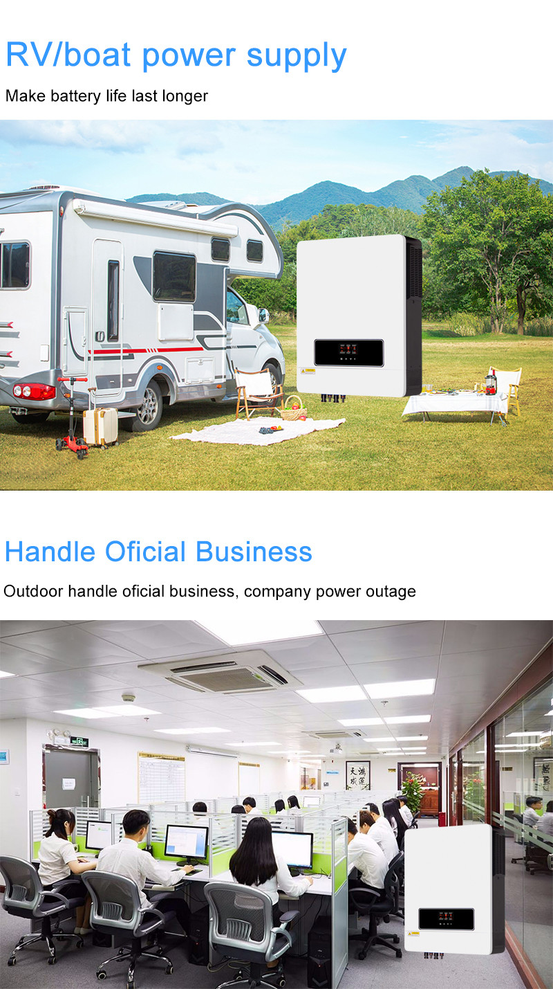 Full Hybrid 10kw Solar Panel Energy System Off Grid Photovoltaic Power Station