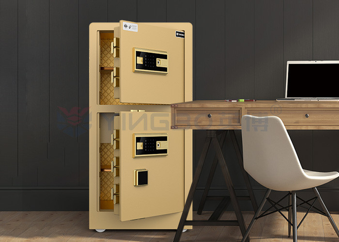 Fingerprint Digital Lock Home Safety Safe Box H1000mm Gold YB/RS-100D