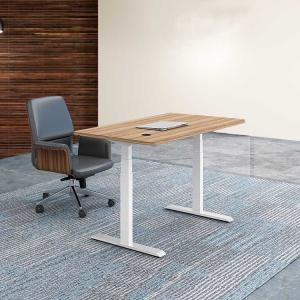 Quality Melamine Height Adjustable Standing Desk Wooden With PVC Edging wholesale