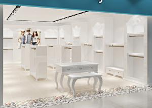 China Custom Made Size Children'S Store Fixtures Modern Simple Fashion Style on sale