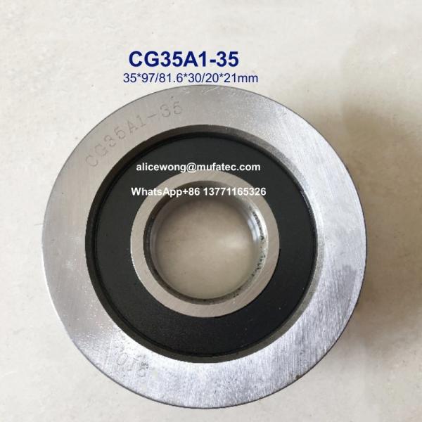 Flanged ball bearings 35x97/81.6x30/20x21mm for lift truck sapre part replacemen