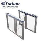 Brush Motor Stainless Steel Turnstiles High Class Swing Gate 1.5mm SUS304