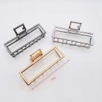 Alloy Big Large Metal Claw Hair Clips Gold Silver Gun Black 11.5cm