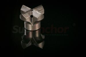 Quality Rock Drilling R25 Self Drilling Anchor Bar Steel Cross Drill Bit EX Type wholesale