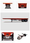 40FT 2 Axles Flat Bed Semi Trailer Versatile Reliable