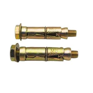 Quality Yellow Zinc Ceiling Wedge M10 Expansion Bolt Sleeve Anchor wholesale