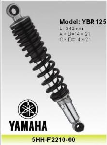Quality Yamaha Ybr125 Motorcycle Shock Absorber , Brazil Yamaha Motor Parts , 342mm Shocks 5HH-F2210-00 wholesale