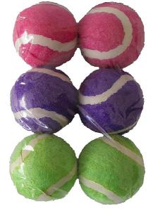 Quality 2inch pet toy tennis ball with custom logo printed wholesale