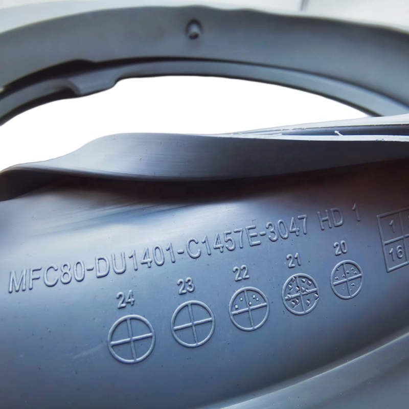 Surmount Grey MFC80-DU1401-C1457E-3047 Washing Machine Rubber Parts Door Seal Gasket