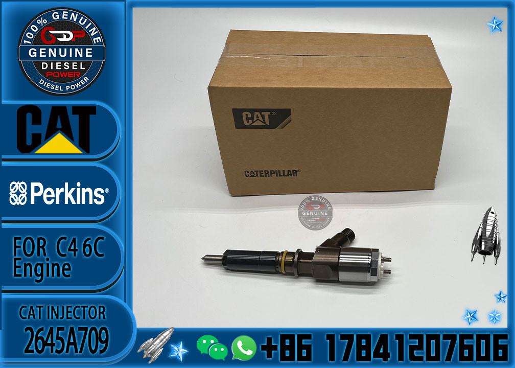Factory Direct Deal Diesel engine fuel injector 282-0490 2645A709 for 321D excavators engine diesel C6.6 C6.4 C4.2 injec