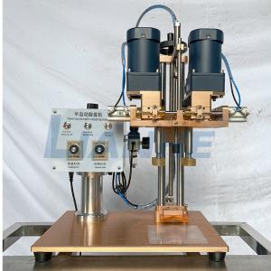 Quality TUV Leakproof Semi Auto Capping Machine , Rustproof Small Bottle Sealing Machine wholesale