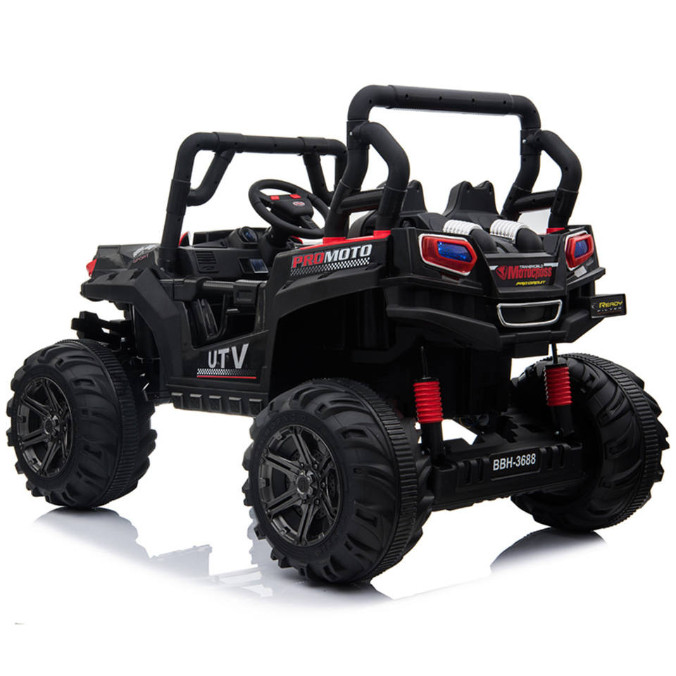G.W. N.W 32/25kg 12v Electric UTV Colorful Off-Road Ride On Cars for Kids Remote Control