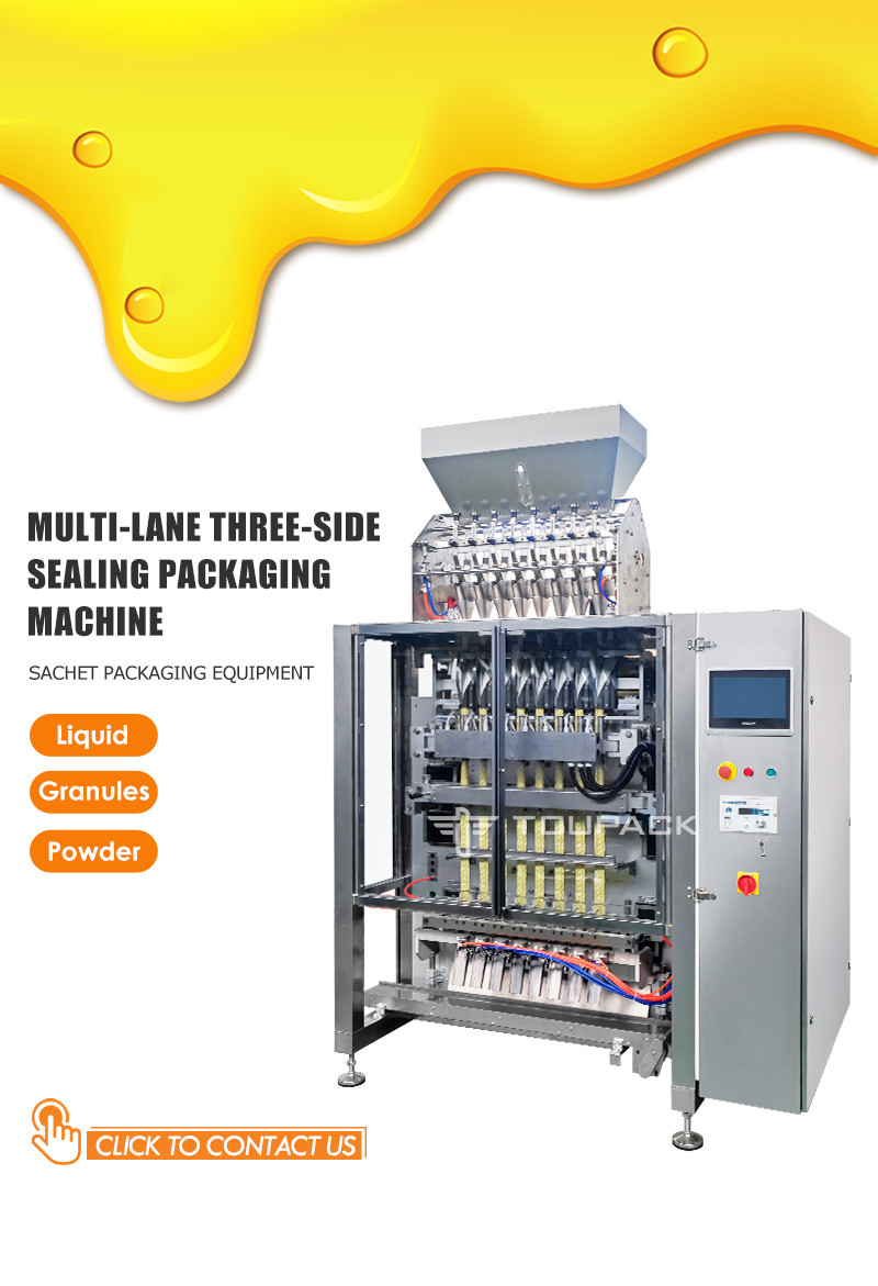 Automatic Powder Multi Lane Packing Machine Custard Powder Weighing Packaging Machine