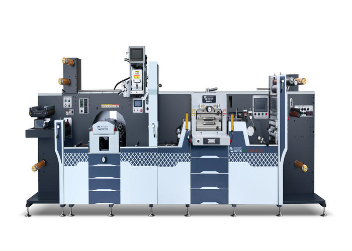 MDC-360 plus two flexo station roll to roll cold stamping and die cutting machine flatbed or rotary die machine