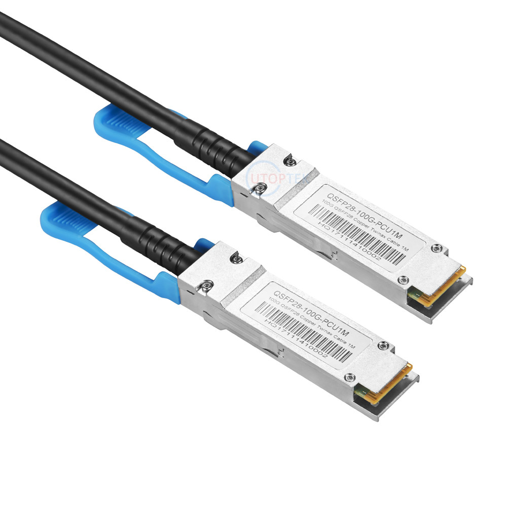 100G QSFP28 to QSFP28 Passive Direct Attach Copper (DAC) Twinax Cables 0.5m-3m for data center