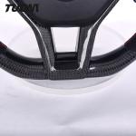 Custom Carbon Fiber Mercedes Benz Alcantara Steering Wheel Flat Top And Bottom