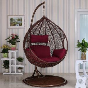 Quality Coffee Egg Shaped Basket Chair 500KG Double Hanging Basket Chair wholesale
