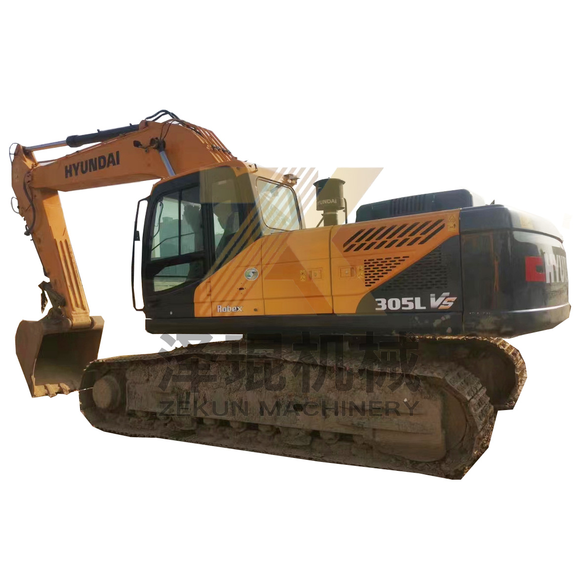 30Ton Korea 305LVS Crawler Excavator with Hydraulic Pump