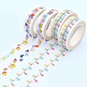 Quality Tearable Acrylic Adhesive Waterproof Kawaii Washi Tape wholesale
