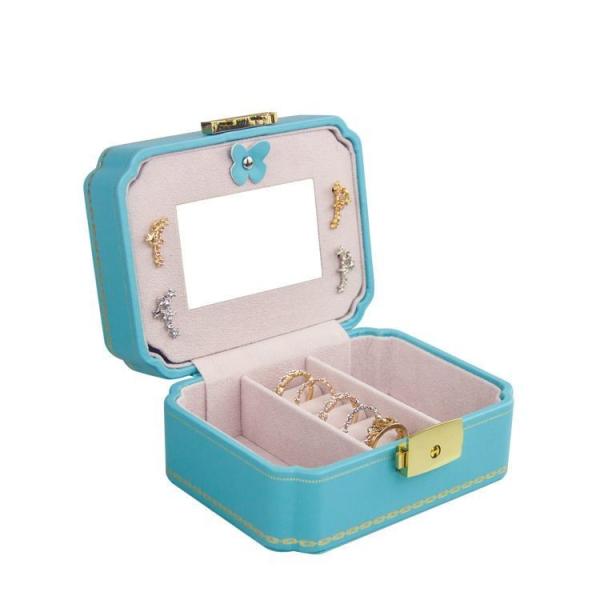 Customized Box Creative PU Jewelry Box for European Jewelry Portable Travel