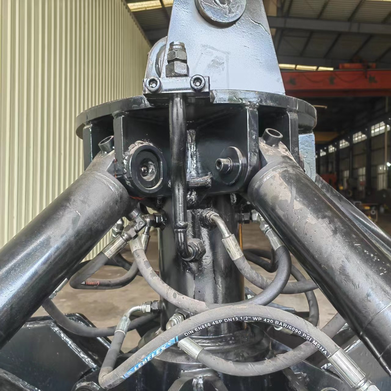 Orange Peel Hydraulic Grabs For Excavators Truck Crane Material Handling