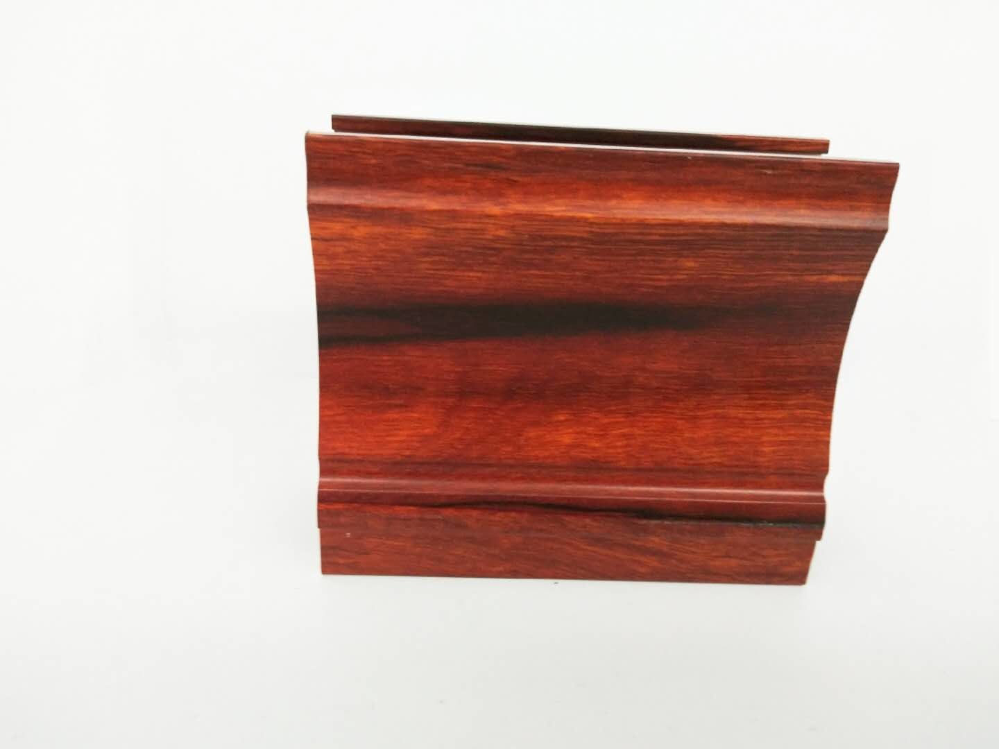Wooden Colour Extruded Aluminum Electronics Enclosure Clear Texture