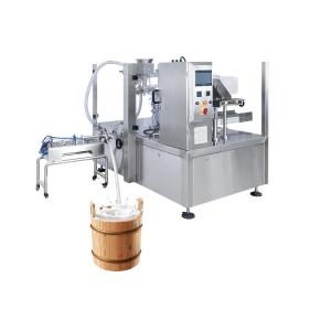 Quality Fully Automatic Liquid Packing Machine Rotary Dairy Sauce Viscous Liquid wholesale