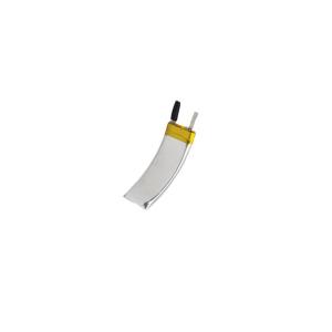 Quality 3.7V 30mAh 250727 Rechargeable Curved LiPo Battery For Wearable Product wholesale
