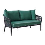 2.5CBM Rope Lounge Sofa 4 Pieces Outdoor Garden Furniture