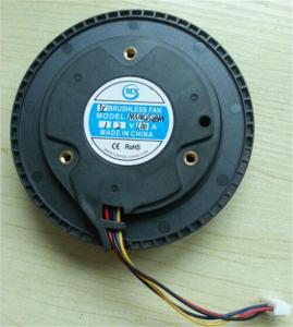 Quality 100mm Black Plastic Blower Fan with PWM FG / 12V DC Centrifugal Fan 100 ×25mm wholesale